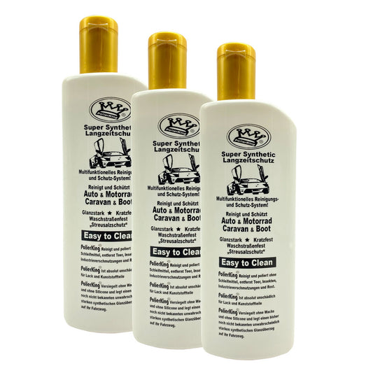 3 Stk. POLIER-KING Easy to Clean 500 ml