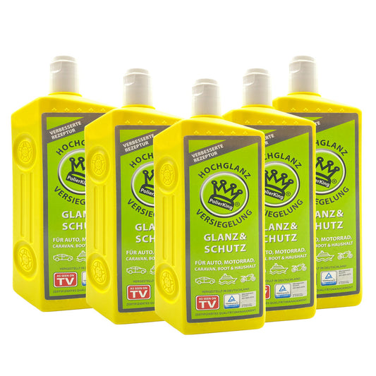 5 Stk. POLIERKING Hochglanz Versiegelung 500 ml