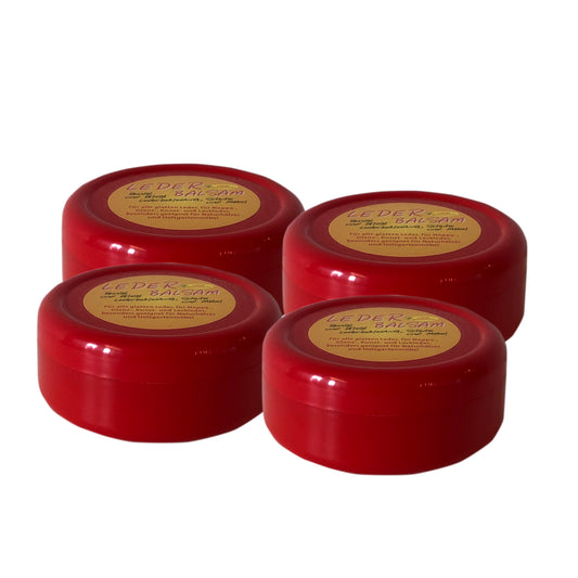 4 Stk. LEDERPFLEGE mit Bienenwachs 150 ml