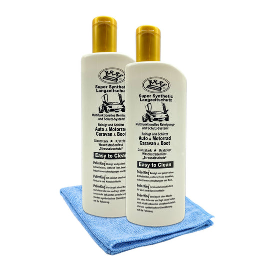POLIERKING Easy to Clean 2er Set + Tuch