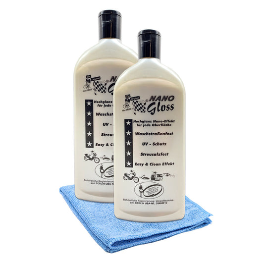 Nano Gloss 2er Set + Tuch